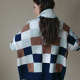 CHAQUETA DAMERO BLUE BLISS